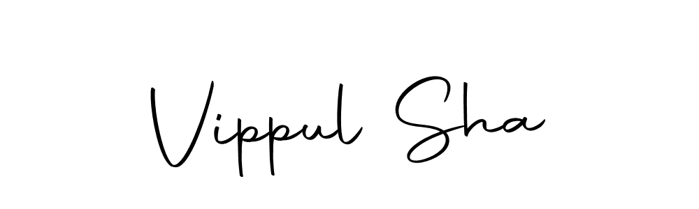 How to make Vippul Sha name signature. Use Autography-DOLnW style for creating short signs online. This is the latest handwritten sign. Vippul Sha signature style 10 images and pictures png