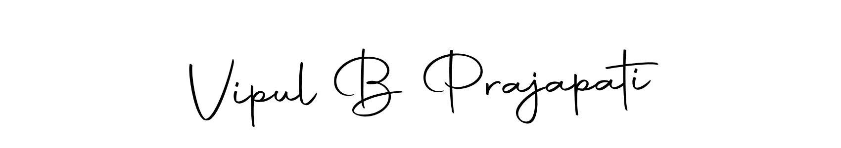 if you are searching for the best signature style for your name Vipul B Prajapati. so please give up your signature search. here we have designed multiple signature styles  using Autography-DOLnW. Vipul B Prajapati signature style 10 images and pictures png