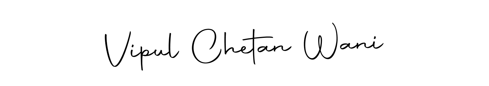 Design your own signature with our free online signature maker. With this signature software, you can create a handwritten (Autography-DOLnW) signature for name Vipul Chetan Wani. Vipul Chetan Wani signature style 10 images and pictures png