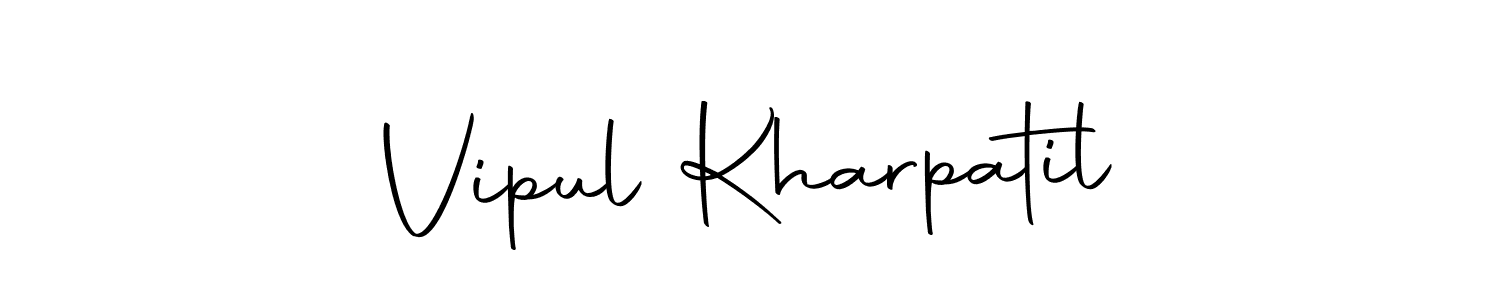 Design your own signature with our free online signature maker. With this signature software, you can create a handwritten (Autography-DOLnW) signature for name Vipul Kharpatil. Vipul Kharpatil signature style 10 images and pictures png