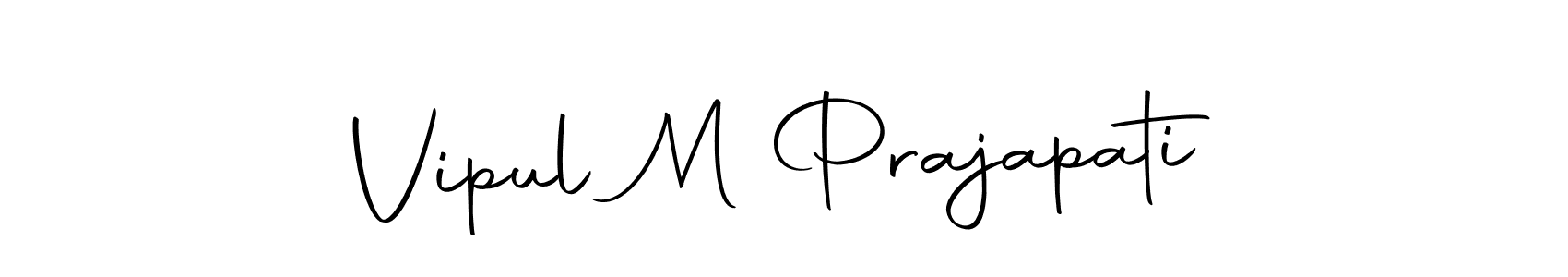 You can use this online signature creator to create a handwritten signature for the name Vipul M Prajapati. This is the best online autograph maker. Vipul M Prajapati signature style 10 images and pictures png