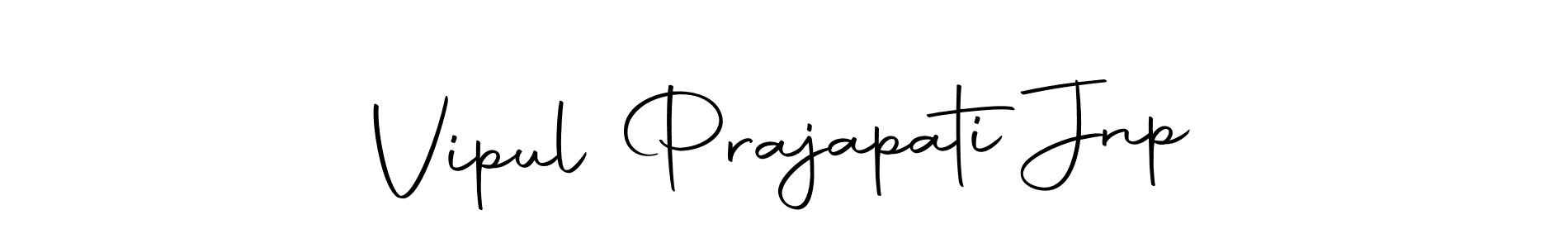 Use a signature maker to create a handwritten signature online. With this signature software, you can design (Autography-DOLnW) your own signature for name Vipul Prajapati Jnp. Vipul Prajapati Jnp signature style 10 images and pictures png