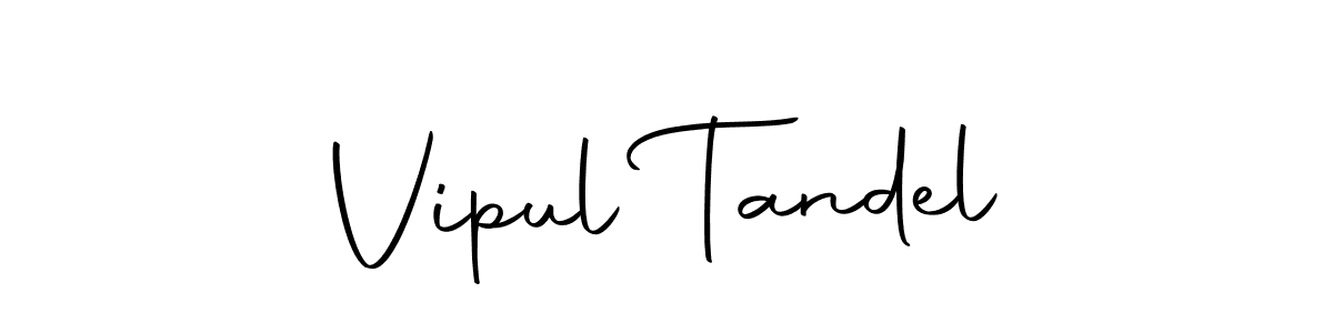 if you are searching for the best signature style for your name Vipul Tandel. so please give up your signature search. here we have designed multiple signature styles  using Autography-DOLnW. Vipul Tandel signature style 10 images and pictures png