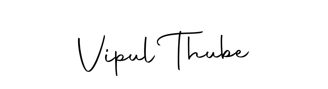 Vipul Thube stylish signature style. Best Handwritten Sign (Autography-DOLnW) for my name. Handwritten Signature Collection Ideas for my name Vipul Thube. Vipul Thube signature style 10 images and pictures png