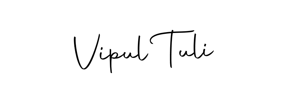How to make Vipul Tuli signature? Autography-DOLnW is a professional autograph style. Create handwritten signature for Vipul Tuli name. Vipul Tuli signature style 10 images and pictures png