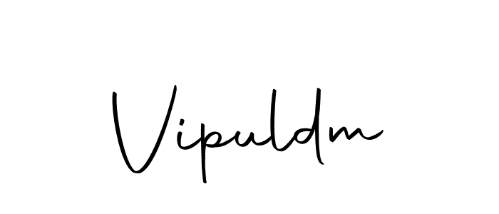 Vipuldm stylish signature style. Best Handwritten Sign (Autography-DOLnW) for my name. Handwritten Signature Collection Ideas for my name Vipuldm. Vipuldm signature style 10 images and pictures png