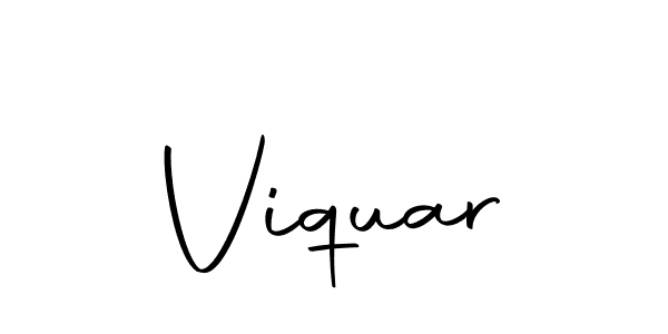 Use a signature maker to create a handwritten signature online. With this signature software, you can design (Autography-DOLnW) your own signature for name Viquar. Viquar signature style 10 images and pictures png