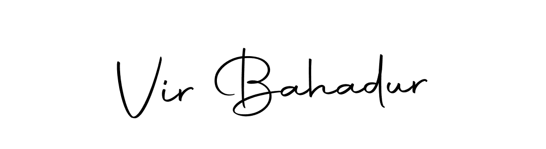 How to make Vir Bahadur name signature. Use Autography-DOLnW style for creating short signs online. This is the latest handwritten sign. Vir Bahadur signature style 10 images and pictures png