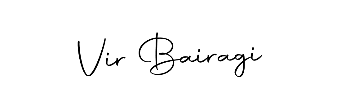 Design your own signature with our free online signature maker. With this signature software, you can create a handwritten (Autography-DOLnW) signature for name Vir Bairagi. Vir Bairagi signature style 10 images and pictures png