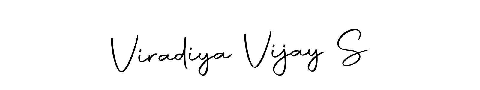 Use a signature maker to create a handwritten signature online. With this signature software, you can design (Autography-DOLnW) your own signature for name Viradiya Vijay S. Viradiya Vijay S signature style 10 images and pictures png