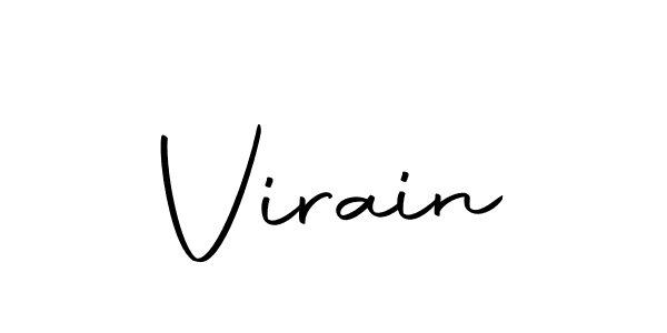 The best way (Autography-DOLnW) to make a short signature is to pick only two or three words in your name. The name Virain include a total of six letters. For converting this name. Virain signature style 10 images and pictures png