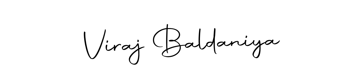 Use a signature maker to create a handwritten signature online. With this signature software, you can design (Autography-DOLnW) your own signature for name Viraj Baldaniya. Viraj Baldaniya signature style 10 images and pictures png