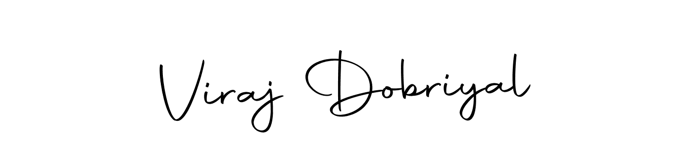 How to make Viraj Dobriyal signature? Autography-DOLnW is a professional autograph style. Create handwritten signature for Viraj Dobriyal name. Viraj Dobriyal signature style 10 images and pictures png