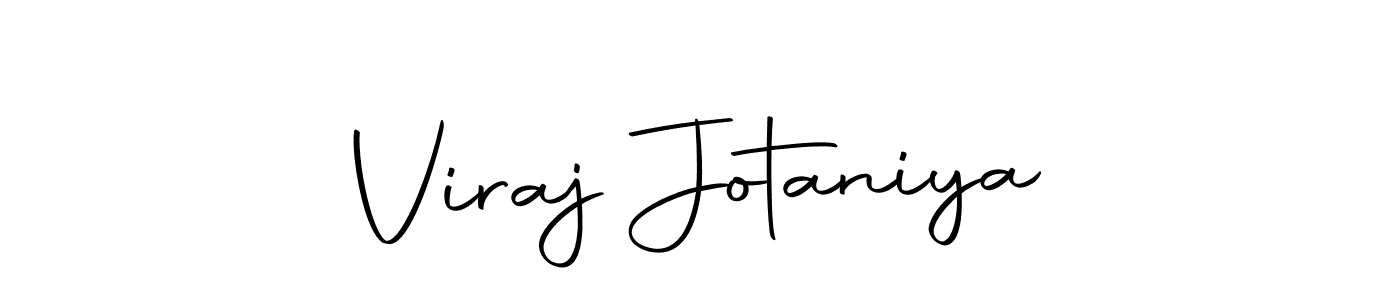 Design your own signature with our free online signature maker. With this signature software, you can create a handwritten (Autography-DOLnW) signature for name Viraj Jotaniya. Viraj Jotaniya signature style 10 images and pictures png