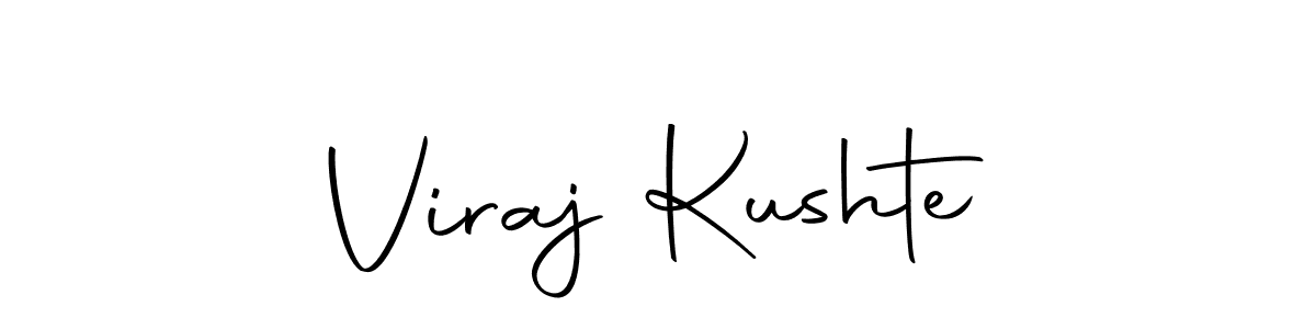 Create a beautiful signature design for name Viraj Kushte. With this signature (Autography-DOLnW) fonts, you can make a handwritten signature for free. Viraj Kushte signature style 10 images and pictures png