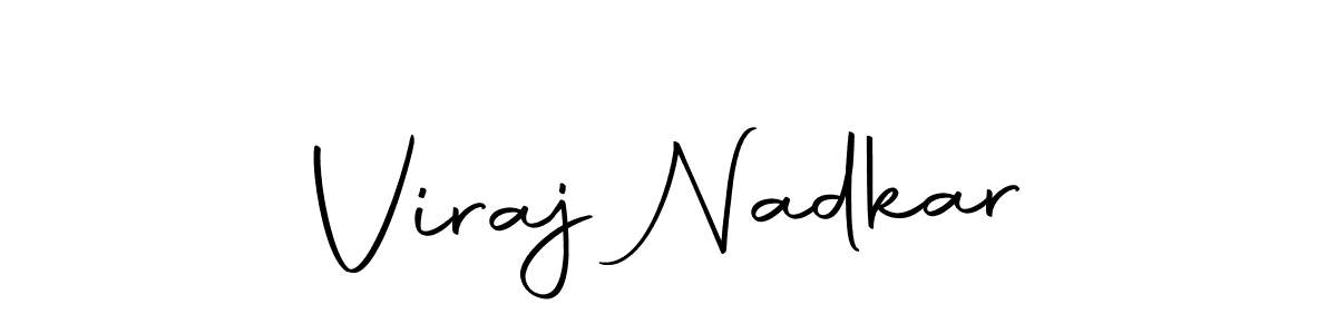 Make a beautiful signature design for name Viraj Nadkar. With this signature (Autography-DOLnW) style, you can create a handwritten signature for free. Viraj Nadkar signature style 10 images and pictures png