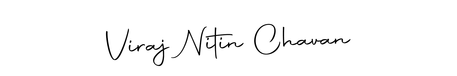 Make a beautiful signature design for name Viraj Nitin Chavan. With this signature (Autography-DOLnW) style, you can create a handwritten signature for free. Viraj Nitin Chavan signature style 10 images and pictures png