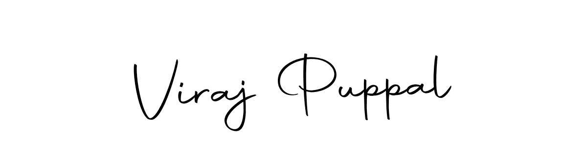 Make a beautiful signature design for name Viraj Puppal. With this signature (Autography-DOLnW) style, you can create a handwritten signature for free. Viraj Puppal signature style 10 images and pictures png