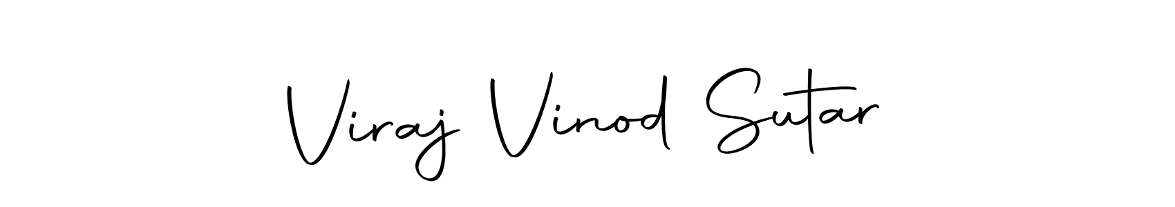 How to make Viraj Vinod Sutar signature? Autography-DOLnW is a professional autograph style. Create handwritten signature for Viraj Vinod Sutar name. Viraj Vinod Sutar signature style 10 images and pictures png