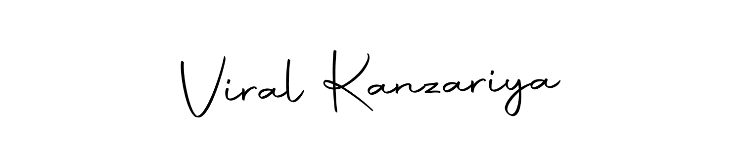 You can use this online signature creator to create a handwritten signature for the name Viral Kanzariya. This is the best online autograph maker. Viral Kanzariya signature style 10 images and pictures png