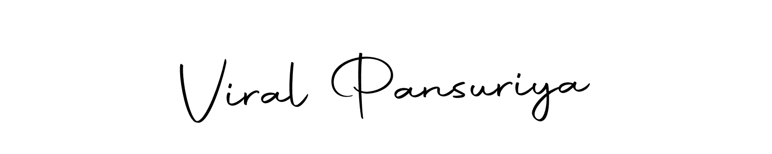 You can use this online signature creator to create a handwritten signature for the name Viral Pansuriya. This is the best online autograph maker. Viral Pansuriya signature style 10 images and pictures png