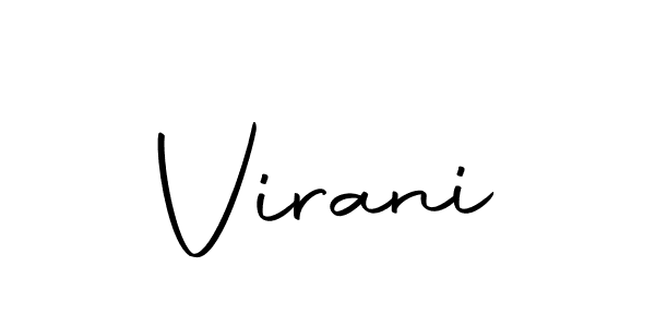 Use a signature maker to create a handwritten signature online. With this signature software, you can design (Autography-DOLnW) your own signature for name Virani. Virani signature style 10 images and pictures png