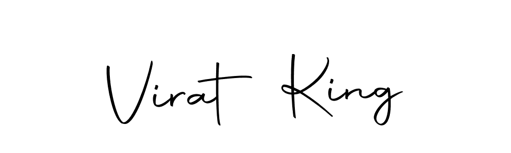 The best way (Autography-DOLnW) to make a short signature is to pick only two or three words in your name. The name Virat King include a total of six letters. For converting this name. Virat King signature style 10 images and pictures png