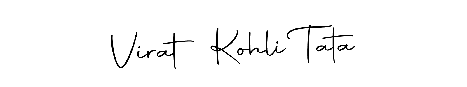 Make a beautiful signature design for name Virat Kohli Tata. With this signature (Autography-DOLnW) style, you can create a handwritten signature for free. Virat Kohli Tata signature style 10 images and pictures png