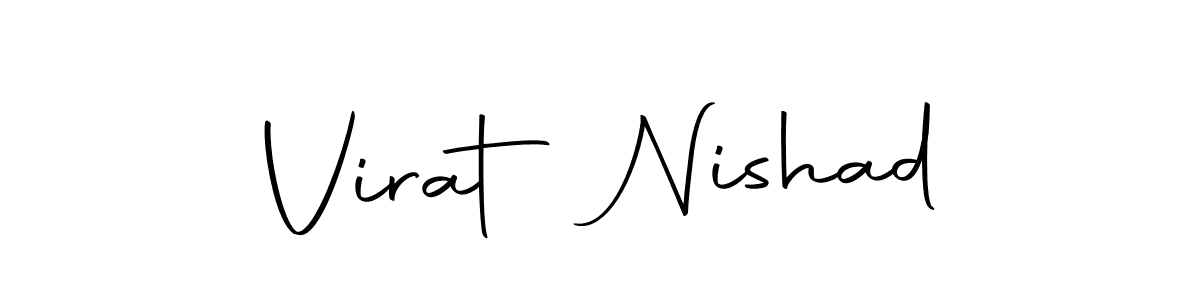 This is the best signature style for the Virat Nishad name. Also you like these signature font (Autography-DOLnW). Mix name signature. Virat Nishad signature style 10 images and pictures png
