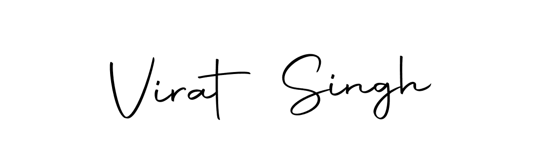 Design your own signature with our free online signature maker. With this signature software, you can create a handwritten (Autography-DOLnW) signature for name Virat Singh. Virat Singh signature style 10 images and pictures png