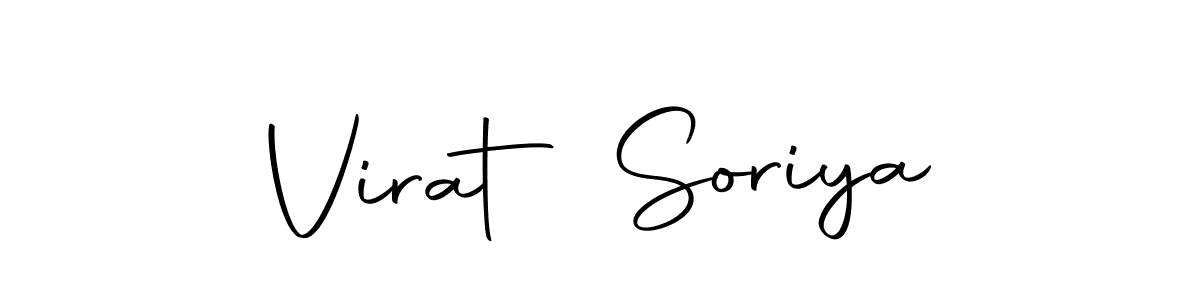 Virat Soriya stylish signature style. Best Handwritten Sign (Autography-DOLnW) for my name. Handwritten Signature Collection Ideas for my name Virat Soriya. Virat Soriya signature style 10 images and pictures png