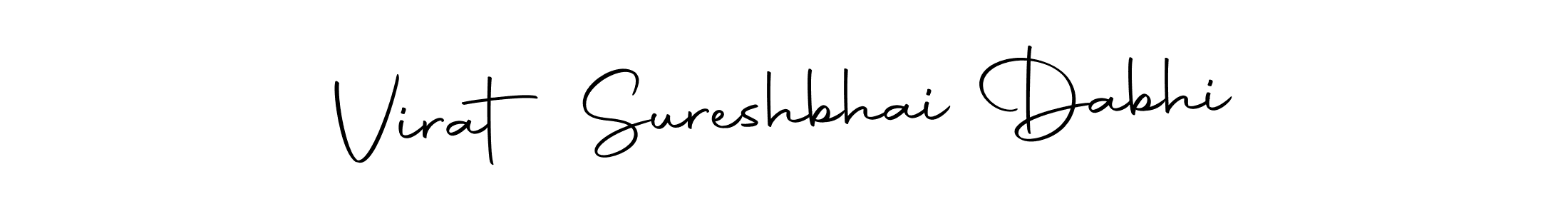 Use a signature maker to create a handwritten signature online. With this signature software, you can design (Autography-DOLnW) your own signature for name Virat Sureshbhai Dabhi. Virat Sureshbhai Dabhi signature style 10 images and pictures png
