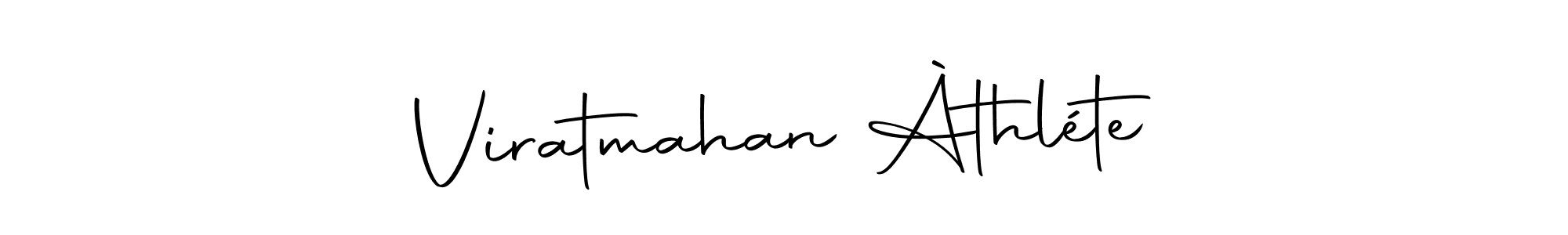 Design your own signature with our free online signature maker. With this signature software, you can create a handwritten (Autography-DOLnW) signature for name Viratmahan Àthléte. Viratmahan Àthléte signature style 10 images and pictures png