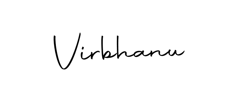 You should practise on your own different ways (Autography-DOLnW) to write your name (Virbhanu) in signature. don't let someone else do it for you. Virbhanu signature style 10 images and pictures png