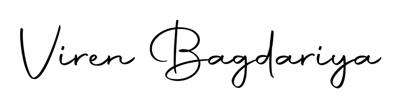 Achieve flawless digital penmanship with Viren Bagdariya name in Autography-DOLnW font. The perfect tool for creating online signatures. Viren Bagdariya signature style 10 images and pictures png