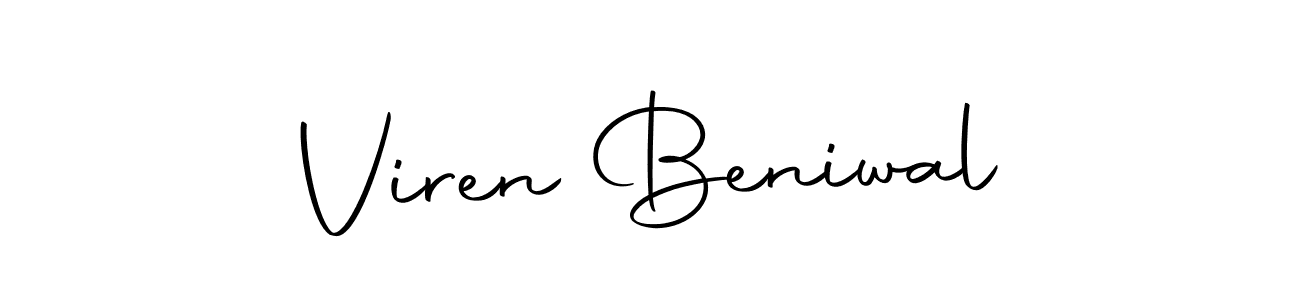You should practise on your own different ways (Autography-DOLnW) to write your name (Viren Beniwal) in signature. don't let someone else do it for you. Viren Beniwal signature style 10 images and pictures png