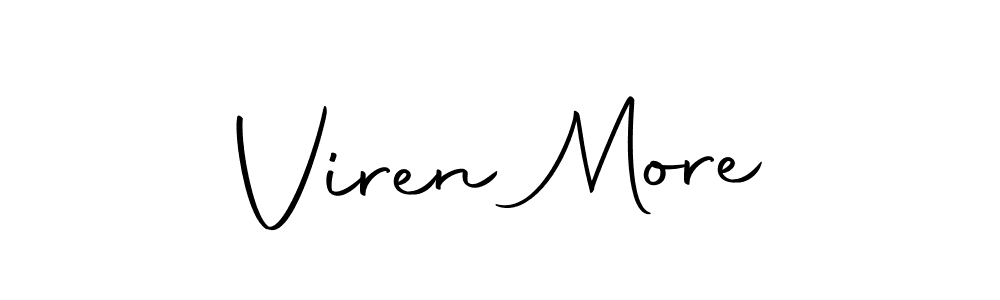 Also we have Viren More name is the best signature style. Create professional handwritten signature collection using Autography-DOLnW autograph style. Viren More signature style 10 images and pictures png