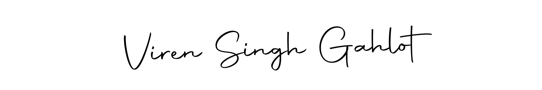 You can use this online signature creator to create a handwritten signature for the name Viren Singh Gahlot. This is the best online autograph maker. Viren Singh Gahlot signature style 10 images and pictures png