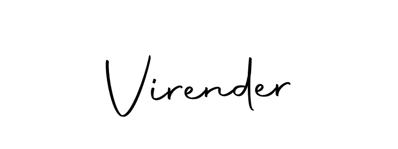 Make a beautiful signature design for name Virender. Use this online signature maker to create a handwritten signature for free. Virender signature style 10 images and pictures png
