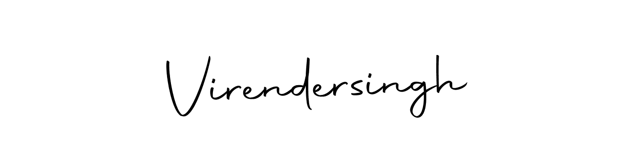 How to make Virendersingh signature? Autography-DOLnW is a professional autograph style. Create handwritten signature for Virendersingh name. Virendersingh signature style 10 images and pictures png