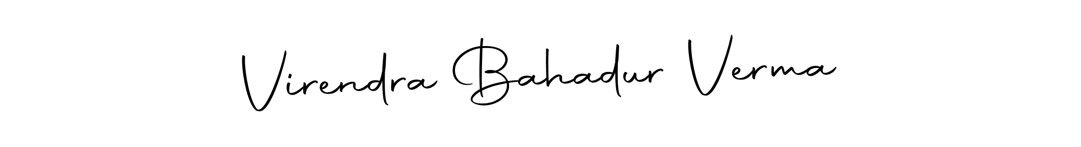 The best way (Autography-DOLnW) to make a short signature is to pick only two or three words in your name. The name Virendra Bahadur Verma include a total of six letters. For converting this name. Virendra Bahadur Verma signature style 10 images and pictures png