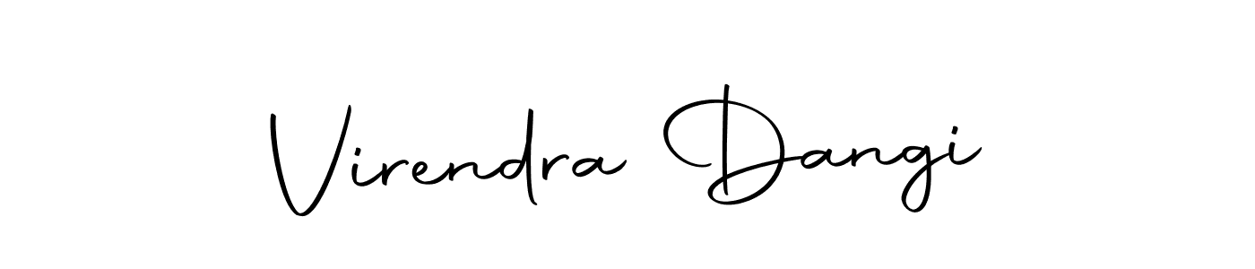 Make a beautiful signature design for name Virendra Dangi. Use this online signature maker to create a handwritten signature for free. Virendra Dangi signature style 10 images and pictures png