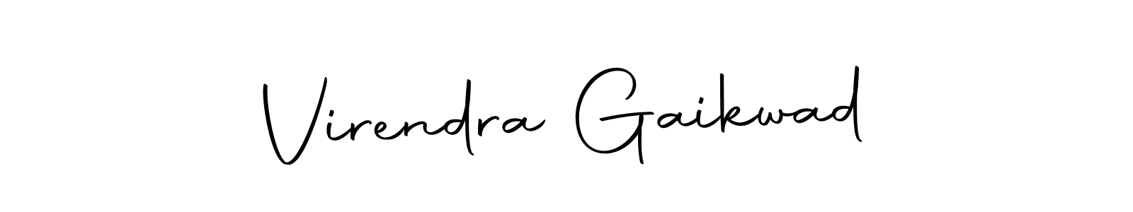 You can use this online signature creator to create a handwritten signature for the name Virendra Gaikwad. This is the best online autograph maker. Virendra Gaikwad signature style 10 images and pictures png