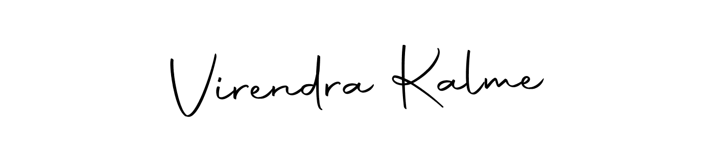 Design your own signature with our free online signature maker. With this signature software, you can create a handwritten (Autography-DOLnW) signature for name Virendra Kalme. Virendra Kalme signature style 10 images and pictures png