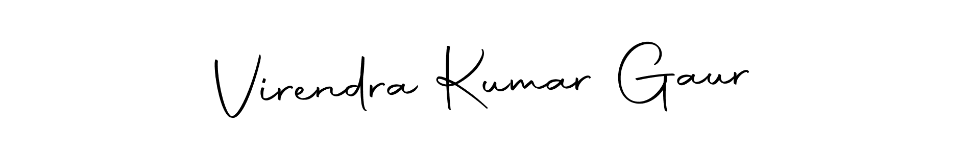 You can use this online signature creator to create a handwritten signature for the name Virendra Kumar Gaur. This is the best online autograph maker. Virendra Kumar Gaur signature style 10 images and pictures png