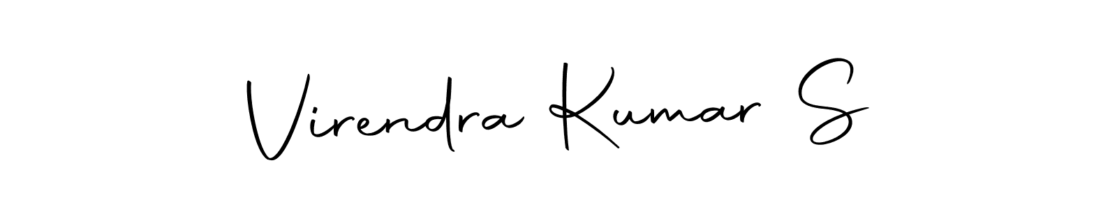 if you are searching for the best signature style for your name Virendra Kumar S. so please give up your signature search. here we have designed multiple signature styles  using Autography-DOLnW. Virendra Kumar S signature style 10 images and pictures png