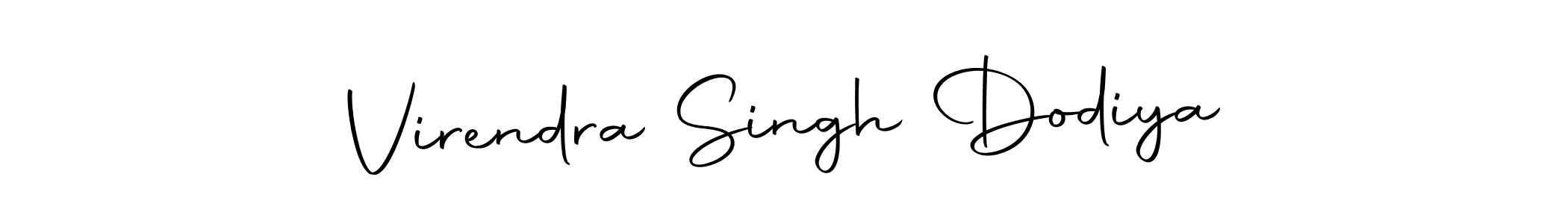 Make a beautiful signature design for name Virendra Singh Dodiya. Use this online signature maker to create a handwritten signature for free. Virendra Singh Dodiya signature style 10 images and pictures png