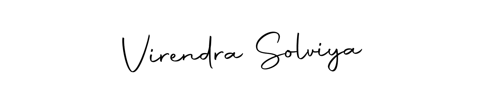 if you are searching for the best signature style for your name Virendra Solviya. so please give up your signature search. here we have designed multiple signature styles  using Autography-DOLnW. Virendra Solviya signature style 10 images and pictures png