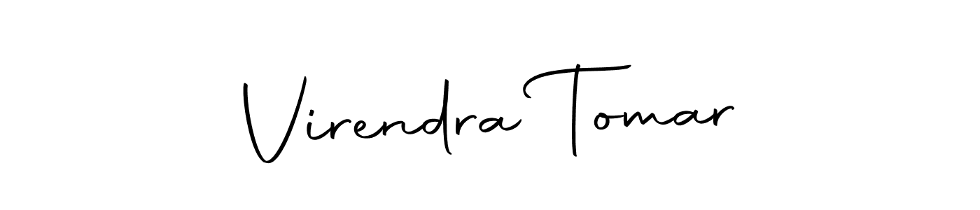 How to make Virendra Tomar signature? Autography-DOLnW is a professional autograph style. Create handwritten signature for Virendra Tomar name. Virendra Tomar signature style 10 images and pictures png