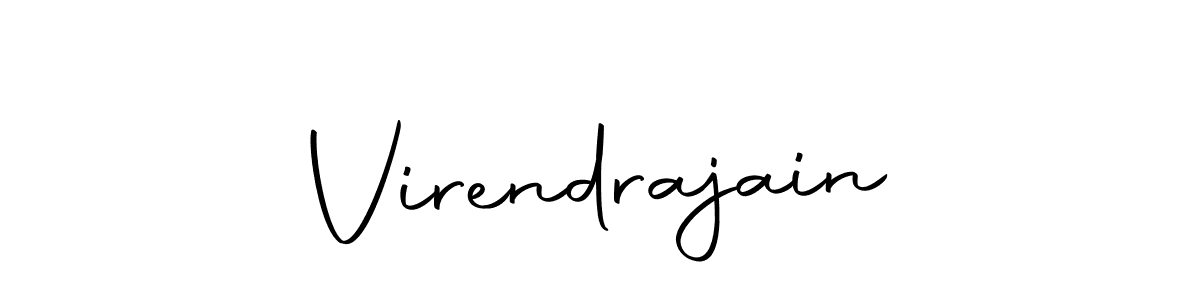 Make a beautiful signature design for name Virendrajain. With this signature (Autography-DOLnW) style, you can create a handwritten signature for free. Virendrajain signature style 10 images and pictures png